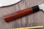 Couteau de chef japonais Kanetsugu Heptagon Uto martelé 20cm