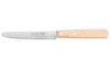 Couteau de table Nogent Classic lame crantée 11cm manche en hêtre