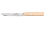 Couteau de table Nogent Classic lame crantée 11cm manche en hêtre