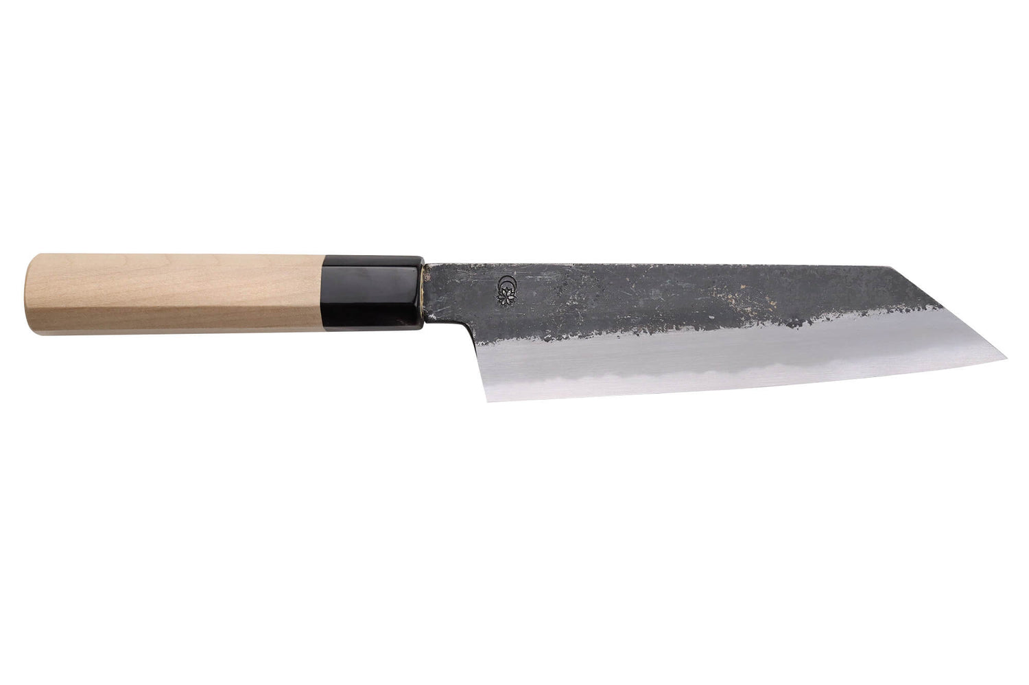 Couteau santoku kiritsuke 18cm japonais artisanal Sakai Kikumori Kikuzuki Kuro