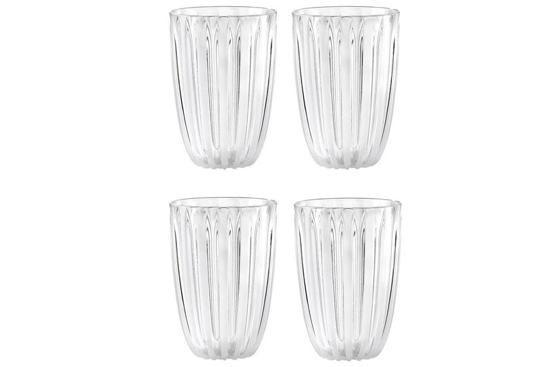 Set de 4 verres Guzzini Dolcevita en polymère biosourcé - Perle