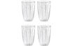 Set de 4 verres Guzzini Dolcevita en polymère biosourcé - Perle