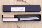 Couteau santoku kiritsuke 18cm japonais artisanal Sakai Kikumori Kikuzuki Kuro