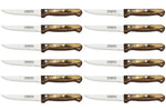 Set de 12 couteaux à steak Tramontina Gaucho lame lisse