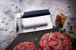 Presse pour barbecue et plancha Steak Champ en acier inoxydable 19x13x6,5cm