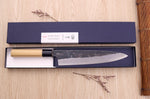 Couteau de chef 24cm japonais artisanal Sakai Kikumori Kikuzuki Kuro