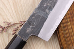Couteau de chef 24cm japonais artisanal Sakai Kikumori Kikuzuki Kuro