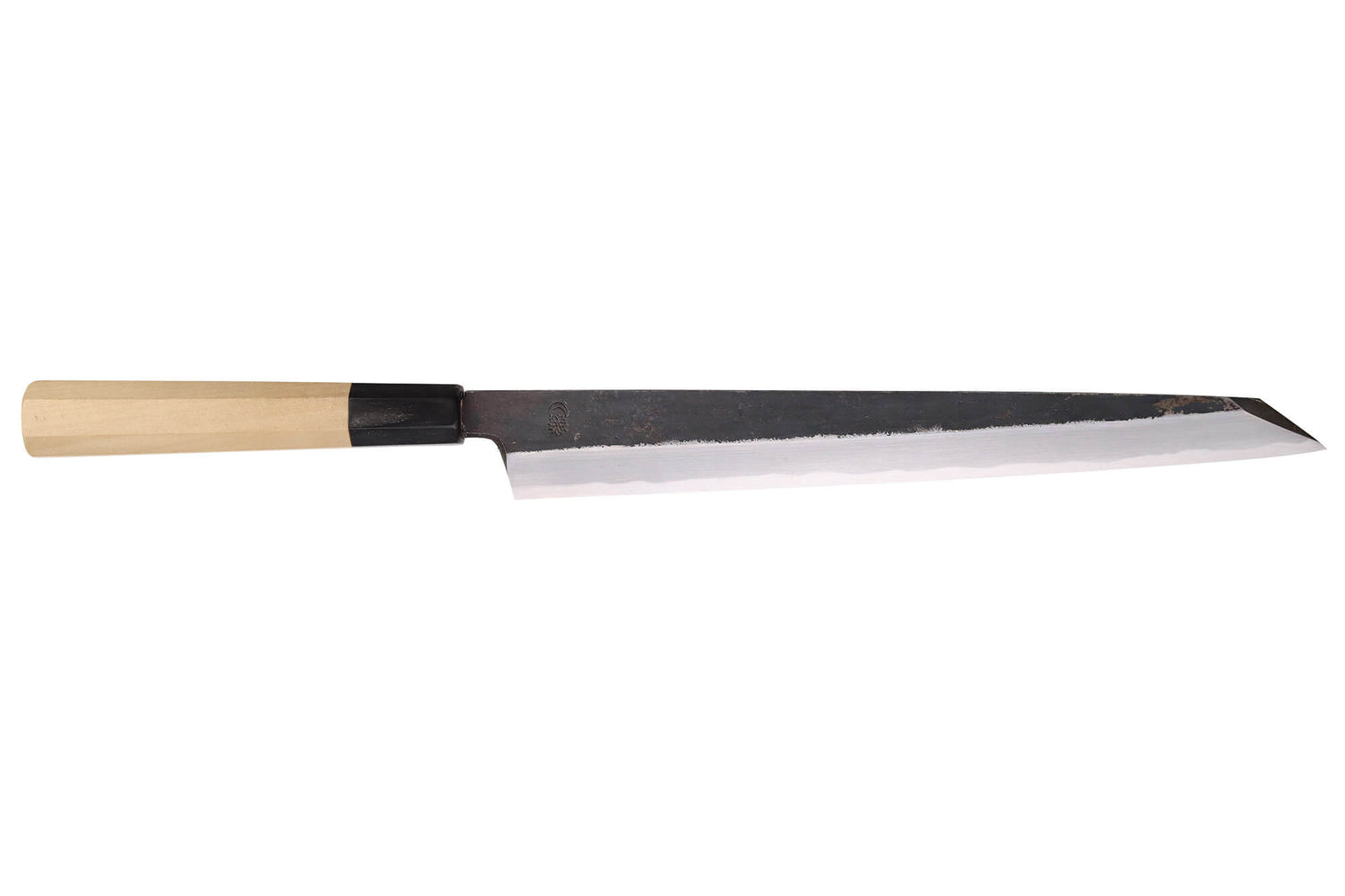 Couteau yanagiba kiritsuke 27cm japonais artisanal Sakai Kikumori Kikuzuki Kuro