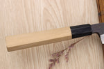 Couteau yanagiba kiritsuke 27cm japonais artisanal Sakai Kikumori Kikuzuki Kuro