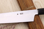 Couteau yanagiba kiritsuke 27cm japonais artisanal Sakai Kikumori Kikuzuki Kuro