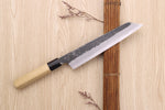 Couteau de chef kiritsuke 24cm japonais artisanal Sakai Kikumori Kikuzuki Kuro