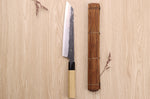 Couteau de chef kiritsuke 24cm japonais artisanal Sakai Kikumori Kikuzuki Kuro