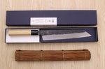 Couteau de chef kiritsuke 24cm japonais artisanal Sakai Kikumori Kikuzuki Kuro