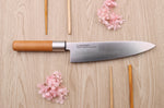 Couteau de chef japonais 20cm Suncraft Senzo manche en magnolia