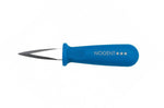 Couteau à huîtres Nogent en inox manche en polypropylène bleu