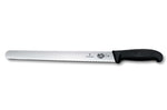 Couteau à jambon denté Victorinox 30cm manche fibrox noir