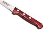 Set de 12 couteaux à steak Tramontina Gaucho lame 13cm manche rouge