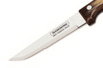 Set de 12 couteaux à steak Tramontina Gaucho lame 13cm manche marron