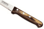 Set de 12 couteaux à steak Tramontina Gaucho lame 13cm manche marron