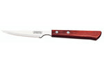 Set de 12 couteaux à steak Tramontina lame crantée 10cm manche rouge