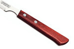 Set de 12 couteaux à steak Tramontina lame crantée 10cm manche rouge