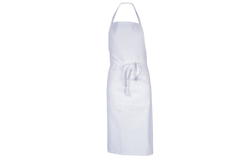 Tablier de cuisine mixte Robur Pise blanc 100% coton
