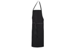 Tablier de cuisine mixte Robur Pise noir 100% coton