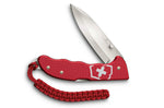 Couteau pliant Victorinox Evoke Alox 0.9415.D20 manche alox rouge 13,6cm