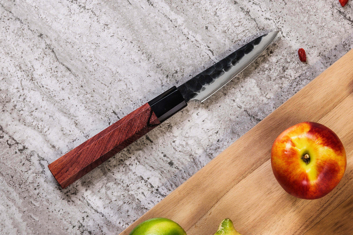Coffret 2 couteaux Sayuto Séquoia San Mai Kiritsuke + Office