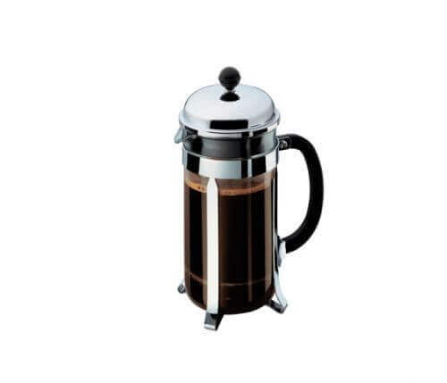 Cafetière Bodum Chambord à piston avec filtre inox - 1L 8 tasses