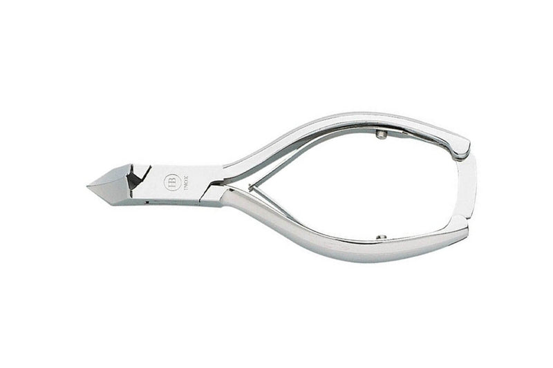 Pince à ongles HB INOX 4513 en acier inox avec mors obliques 14cm