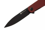 Couteau pliant Sencut Bocll II S220193 lame noire manche en G10 rouge 9,5cm