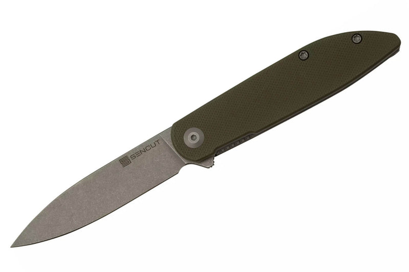 Couteau pliant Sencut Bocll II S220194 manche en G10 vert 9,5cm
