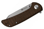 Couteau pliant Sencut Fritch S220143 manche en micarta marron 10,2cm