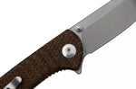 Couteau pliant Sencut Fritch S220143 manche en micarta marron 10,2cm