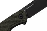 Couteau pliant Sencut Scitus S210423 manche en micarta vert foncé 11,5cm