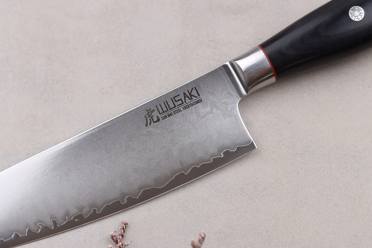 Couteau de chef 20cm Wusaki Fujiko Black 10CR