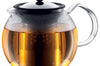 Théière Bodum Assam à piston avec filtre inox - 1L 8 tasses