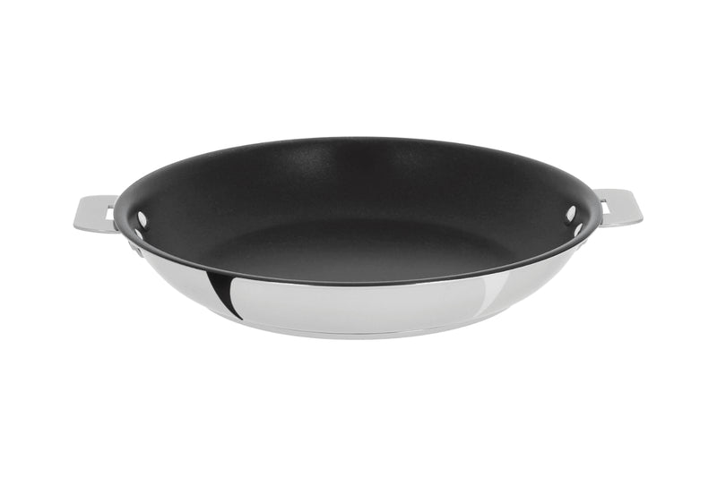 Poêle antiadhérente Cristel Casteline Exceliss amovible en inox 5 plis - 24cm