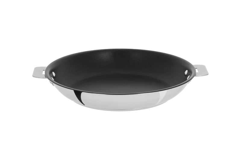 Poêle antiadhérente Cristel Casteline Exceliss amovible en inox 5 plis - 20cm