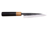 Couteau universel 13,5cm japonais artisanal Yuzo Black SLD ébène et olivier