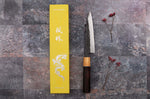Couteau universel 13,5cm japonais artisanal Yuzo Black SLD ébène et olivier