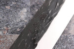 Couteau sujihiki 24cm japonais artisanal Yuzo Black SLD ébène et olivier