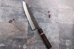 Couteau de chef 21cm japonais artisanal Yuzo Black SLD ébène et cognassier