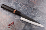Couteau universel 13,5cm japonais artisanal Yuzo Black SLD ébène et cognassier