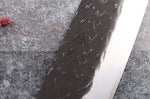 Couteau santoku 16,5cm japonais artisanal Yuzo Black SLD ébène et cognassier