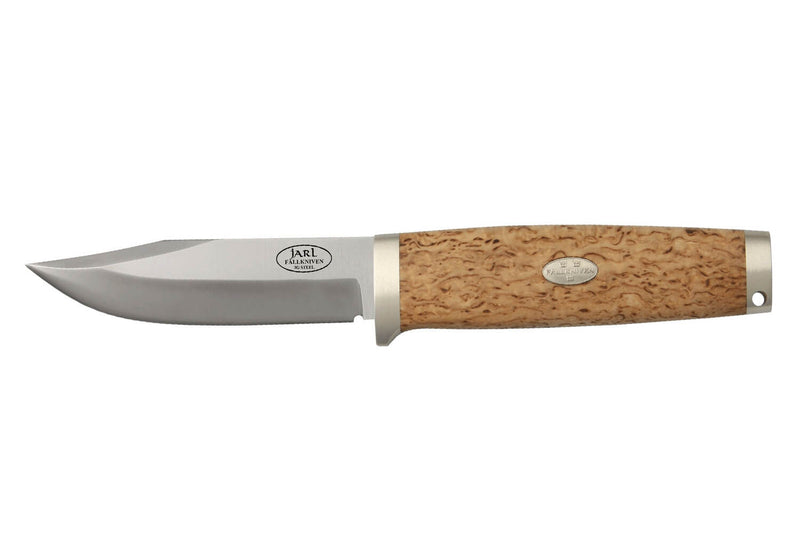 Couteau Fallkniven Jarl SK1 lame 9,7cm manche bouleau + étui en cuir