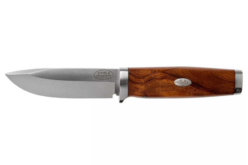 Couteau Fallkniven Embla SK2 lame 10cm manche bois de fer + étui en cuir