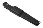 Couteau Fallkniven F1 VGWolf Swedish Air Force lame 9,7cm manche thermorun noir + étui en cuir