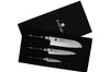 Coffret 3 couteaux japonais Kasumi Standard lames Damas
